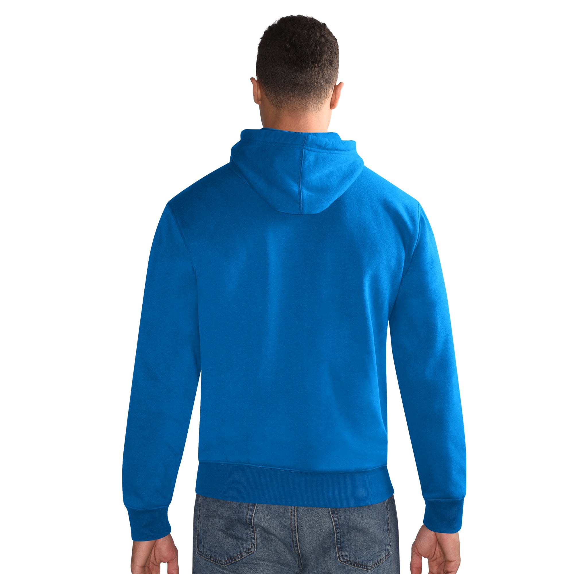 Ensemble sweat à capuche et bonnet revers bleu Detroit Lions pour homme