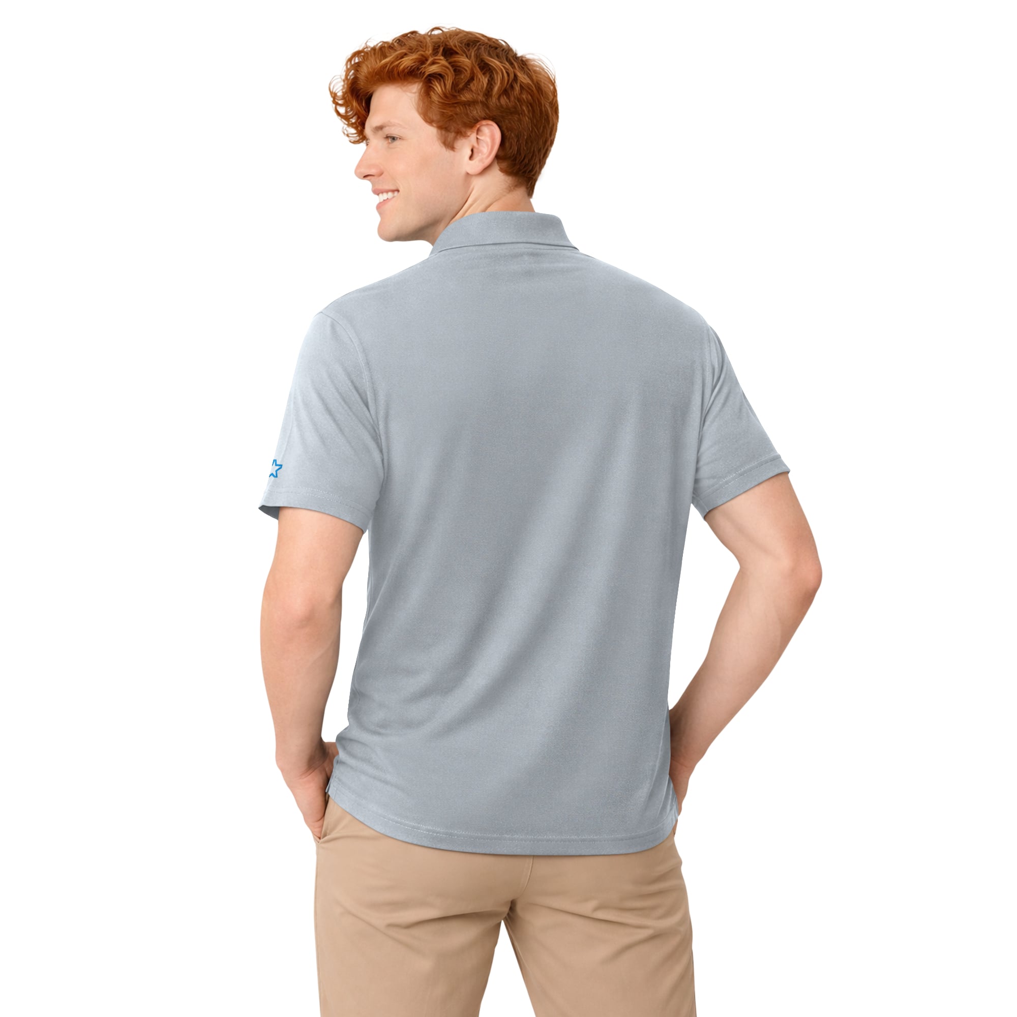 Ensemble de deux polos à logo Detroit Lions bleu/argent pour homme (Starter).