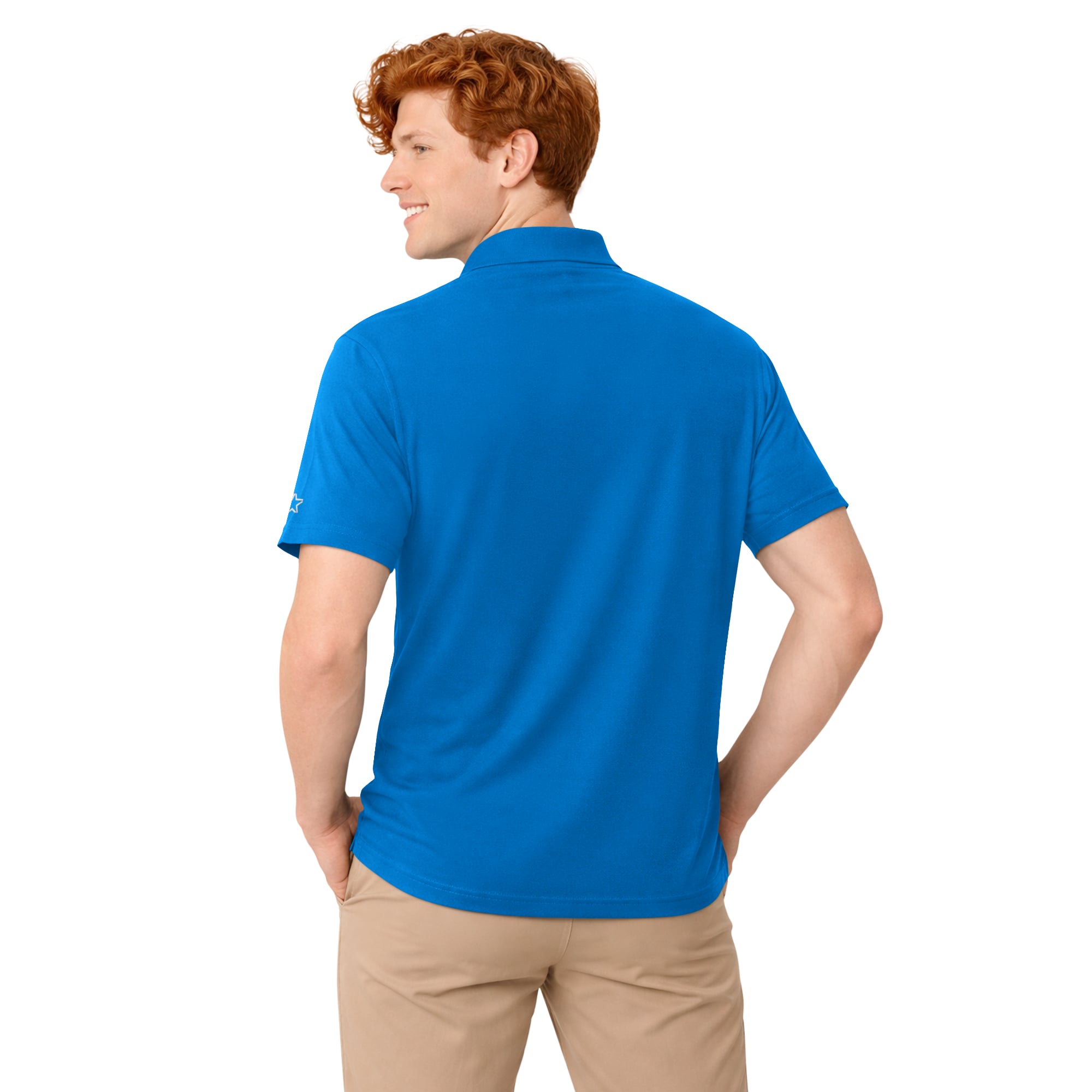Ensemble de deux polos à logo Detroit Lions bleu/argent pour homme (Starter).