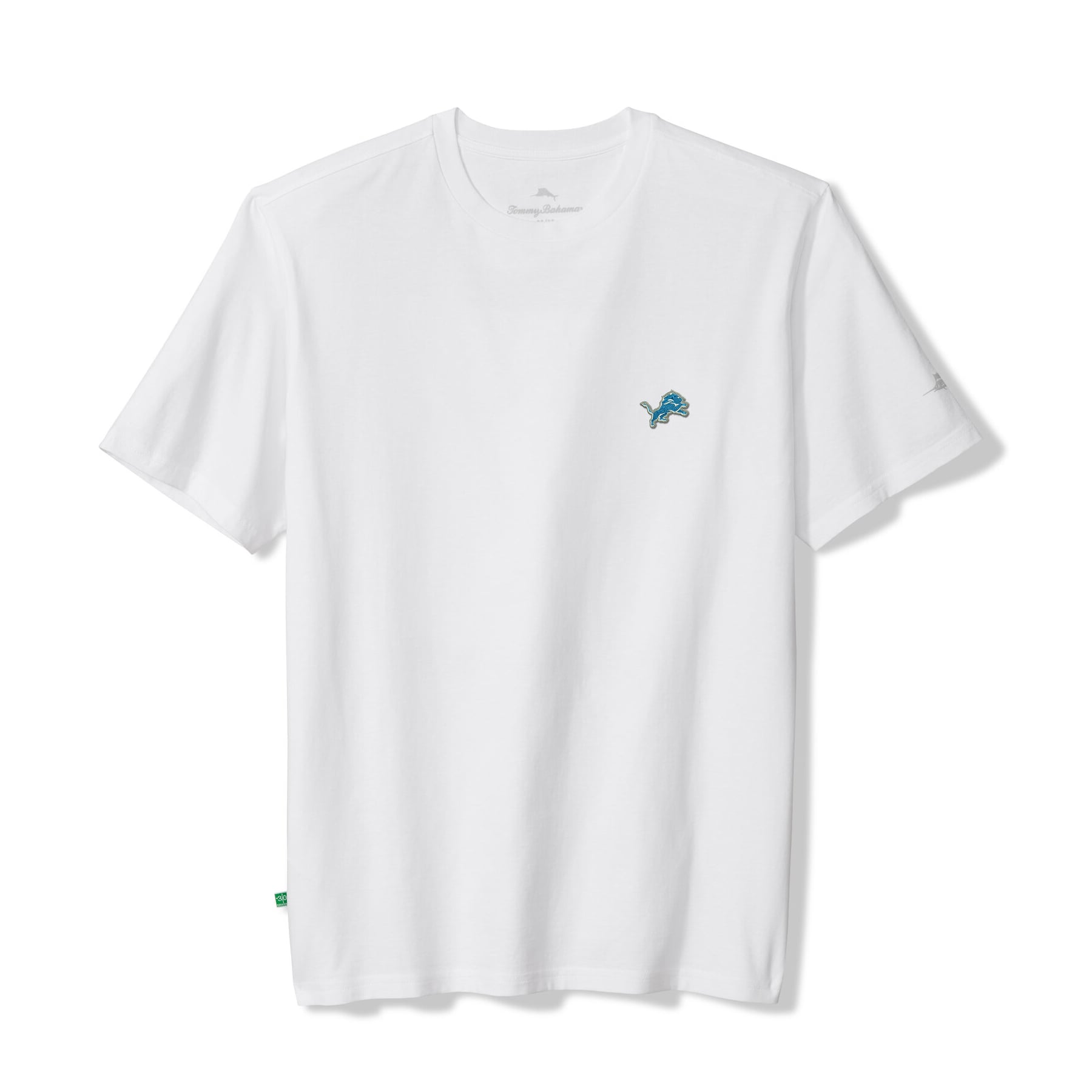 T-shirt Tommy Bahama blanc pour homme, motif Detroit Lions Tailgate State of Mind