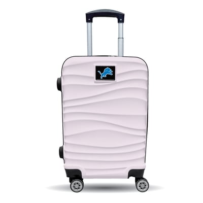 Detroit Lions MOJO Pink Color Blitz Carry-On Hardcase Spinner Luggage
