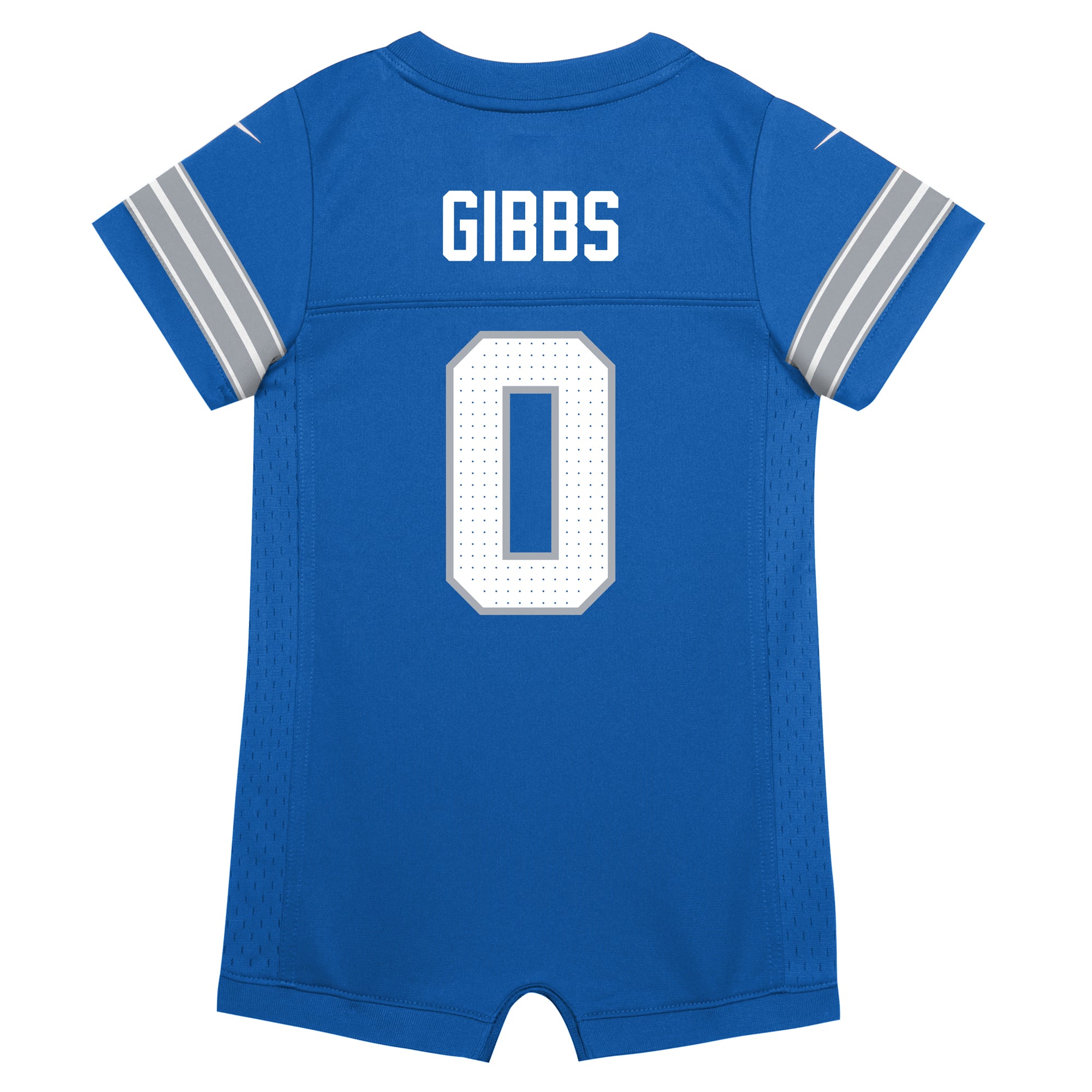 Newborn Nike Jahmyr Gibbs Blue Detroit Lions Romper Game Jersey