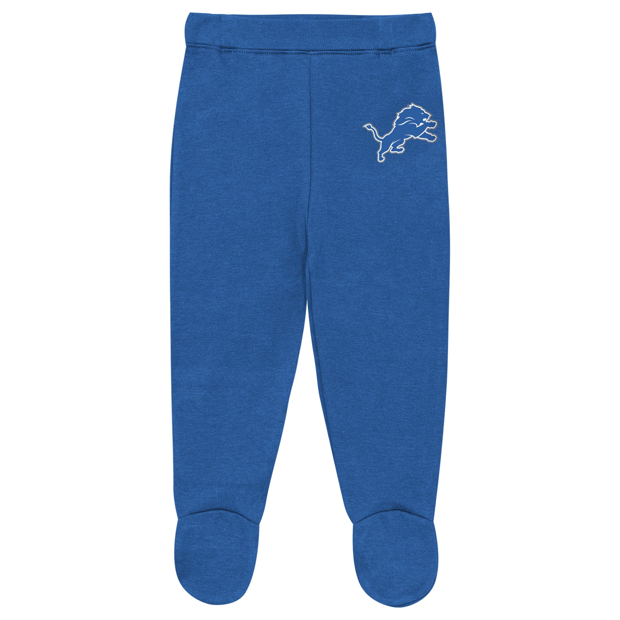 Ensemble pantalon et bonnet 3 pièces Outerstuff gris chiné Detroit Lions Huddles & Giggles pour nouveau-né