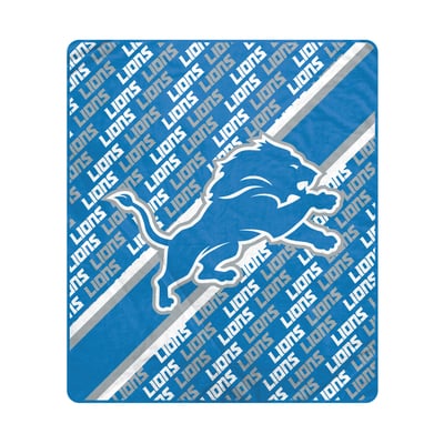 Detroit Lions Pegasus 60" x 70" Diagonal Lined Wordmark Ultra Soft Blanket