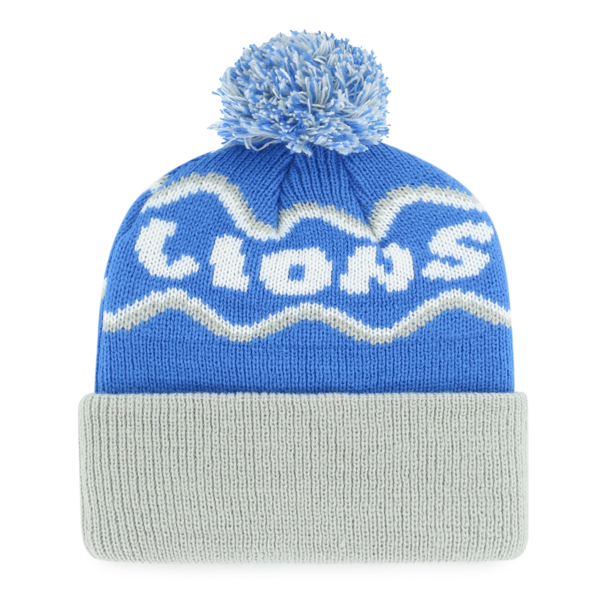 Bonnet tricoté à revers bleu Detroit Lions '47 pour enfants d'âge préscolaire