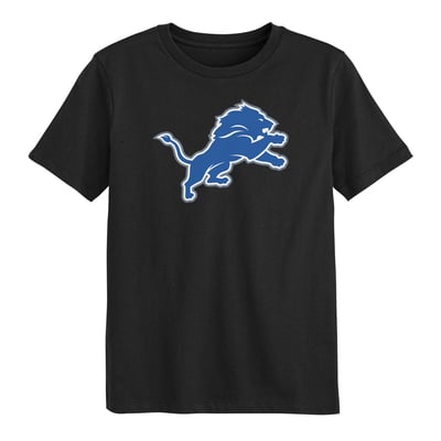  Detroit Lions Outerstuff Preschool Primary Logo T-Shirt - Black