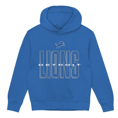 Detroit Lions Outerstuff Preschool Field General Fleece Hoodie - Blue