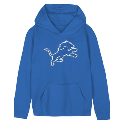 Detroit Lions Outerstuff Preschool Primary Logo Fleece Hoodie - Blue