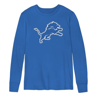 Detroit Lions Outerstuff Preschool Primary Logo Long Sleeve T-Shirt - Blue