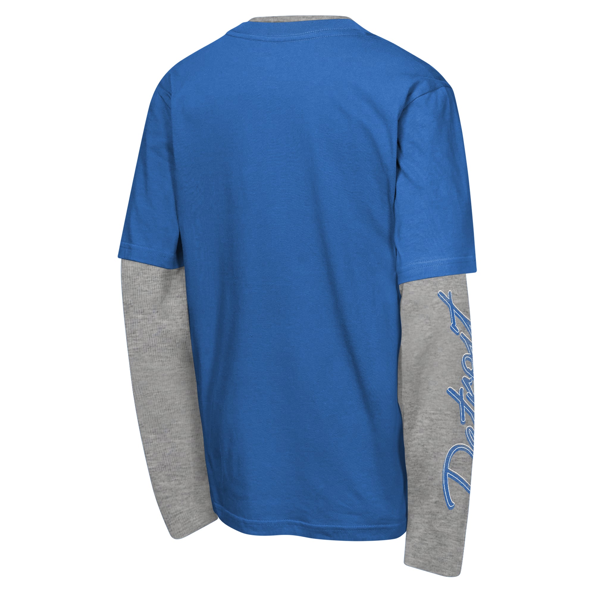 Ensemble combiné de mouvements bleu/argent Detroit Lions pour enfants d'âge préscolaire