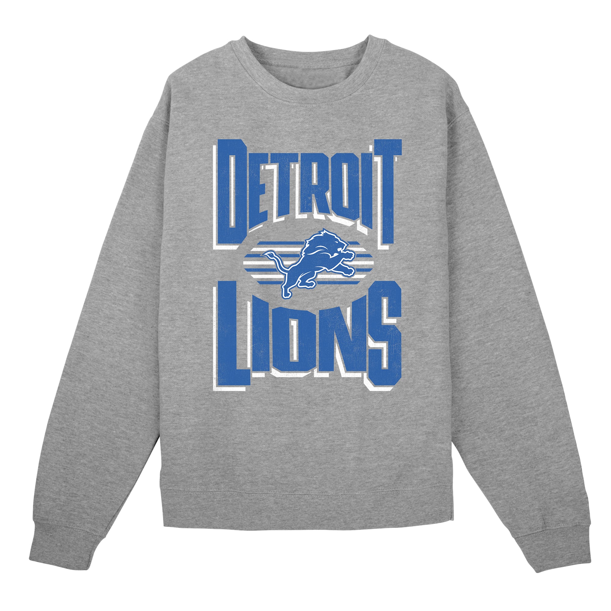 Sweat-shirt gris Jet Stream des Lions de Détroit pour enfants d'âge préscolaire Outerstuff