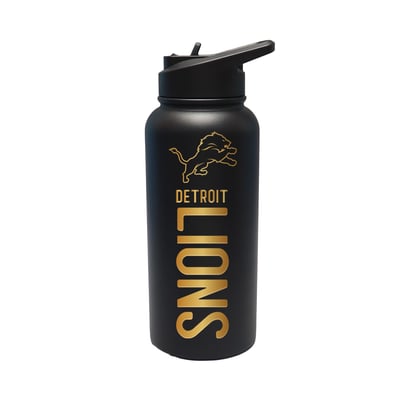 Detroit Lions The Memory Company 32oz. Stainless Steel Gold Lettering Tumbler
