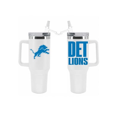 Detroit Lions The Memory Company 40oz. Stainless Steel Tumbler with Flip Straw