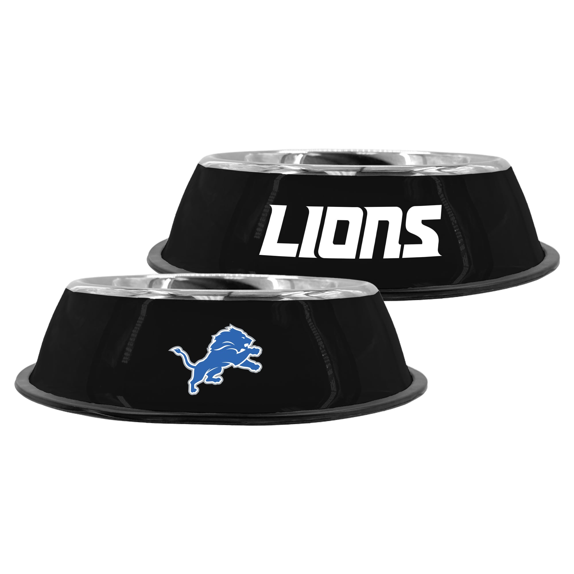 Gamelle pour animaux de compagnie Detroit Lions 9" en acier inoxydable de The Memory Company