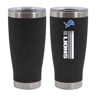 Detroit Lions The Memory Company Let's Go 20oz. Stainless Steel Tumbler