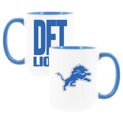 Detroit Lions The Memory Company Two-Piece 15oz. Coffee Mug Set