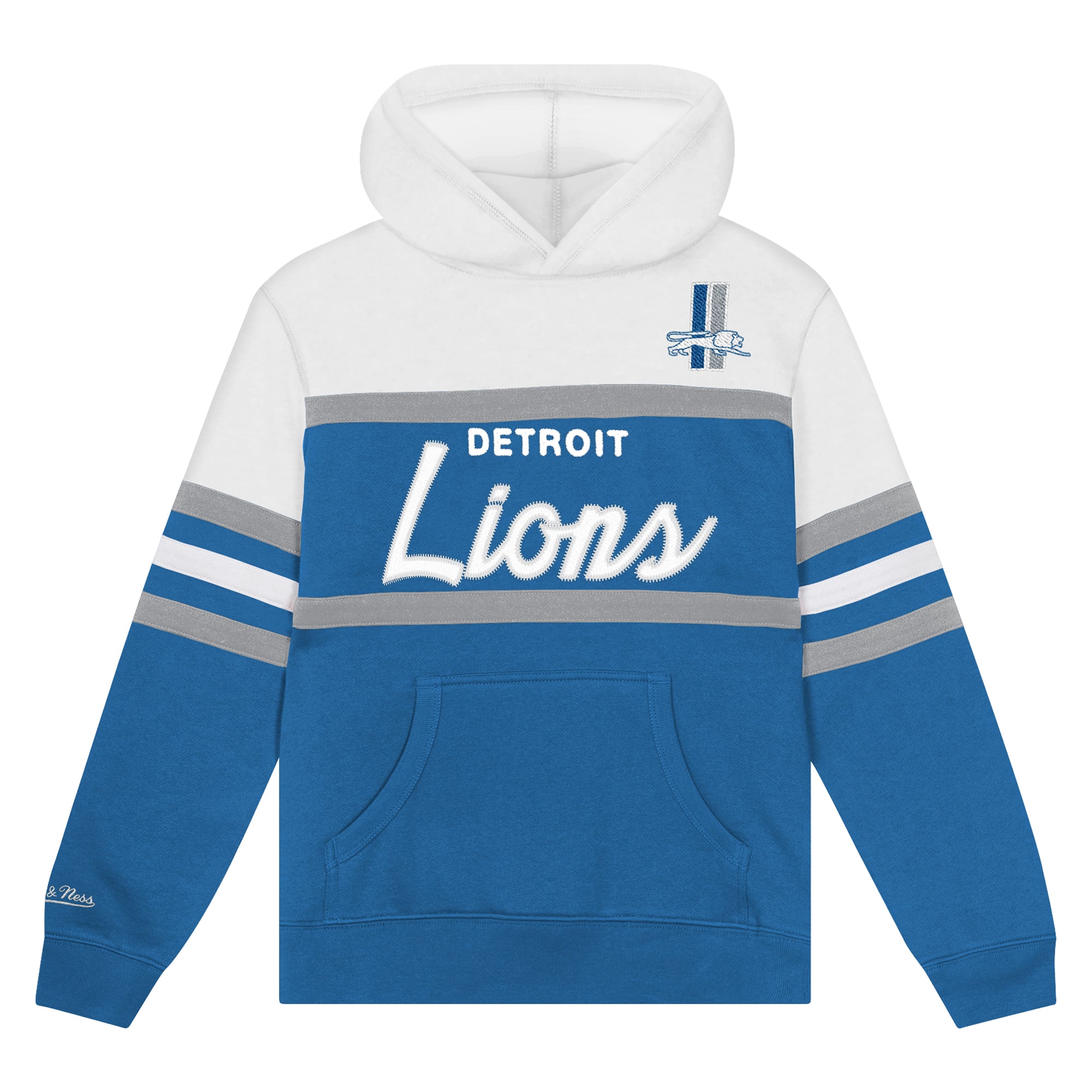 Sweat à capuche bleu pour tout-petit Mitchell & Ness Detroit Lions Head Coach