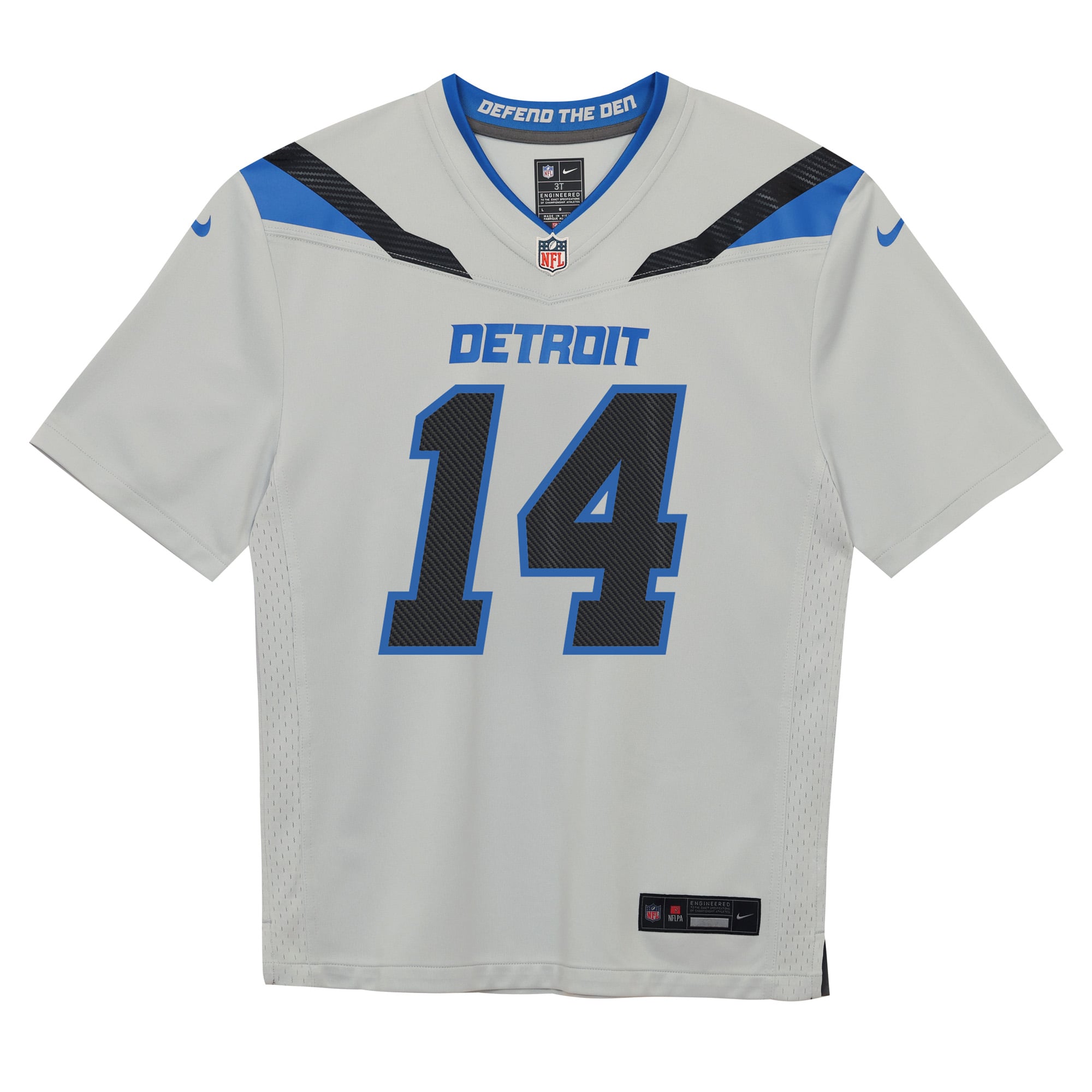 Toddler Nike Amon-Ra St. Brown Silver Detroit Lions 2026 Rivalries Collection Game Jersey