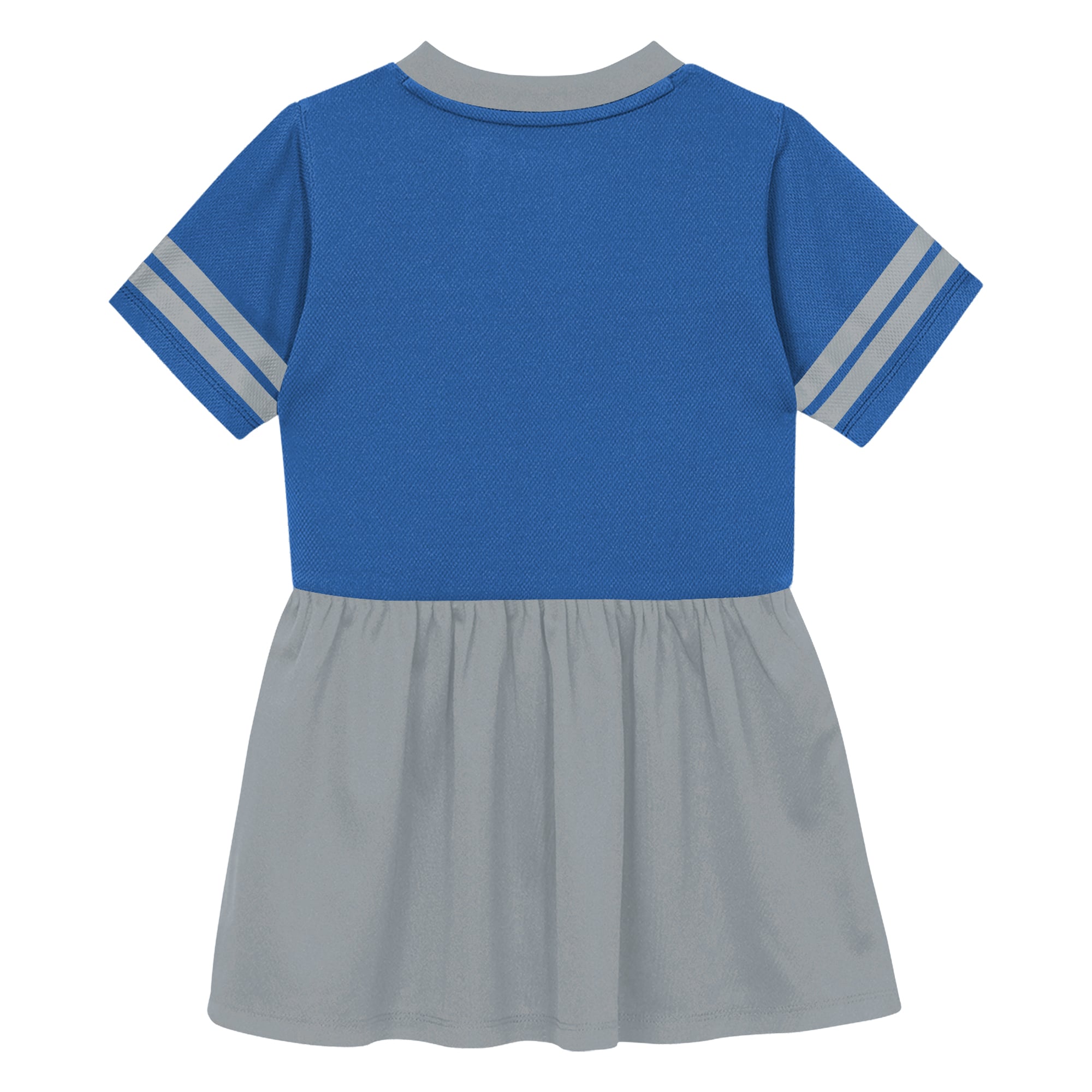 Toddler Outerstuff Blue Detroit Lions Stadium Lights V-Neck Fashion Football Jersey Dress