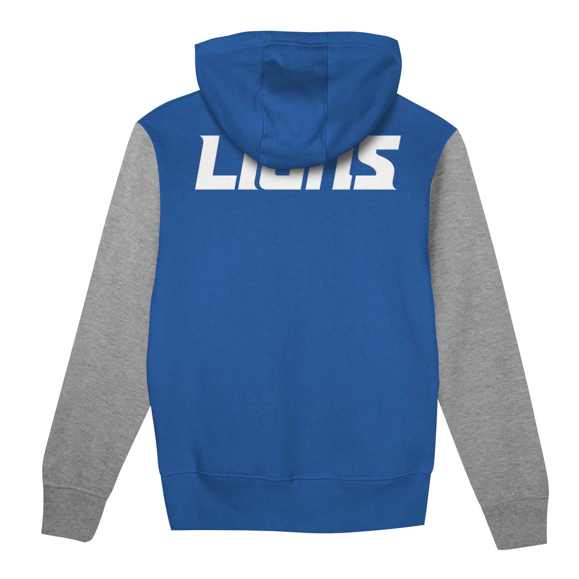 Sweat à capuche zippé Outerstuff bleu/argent Detroit Lions Stadium pour tout-petit