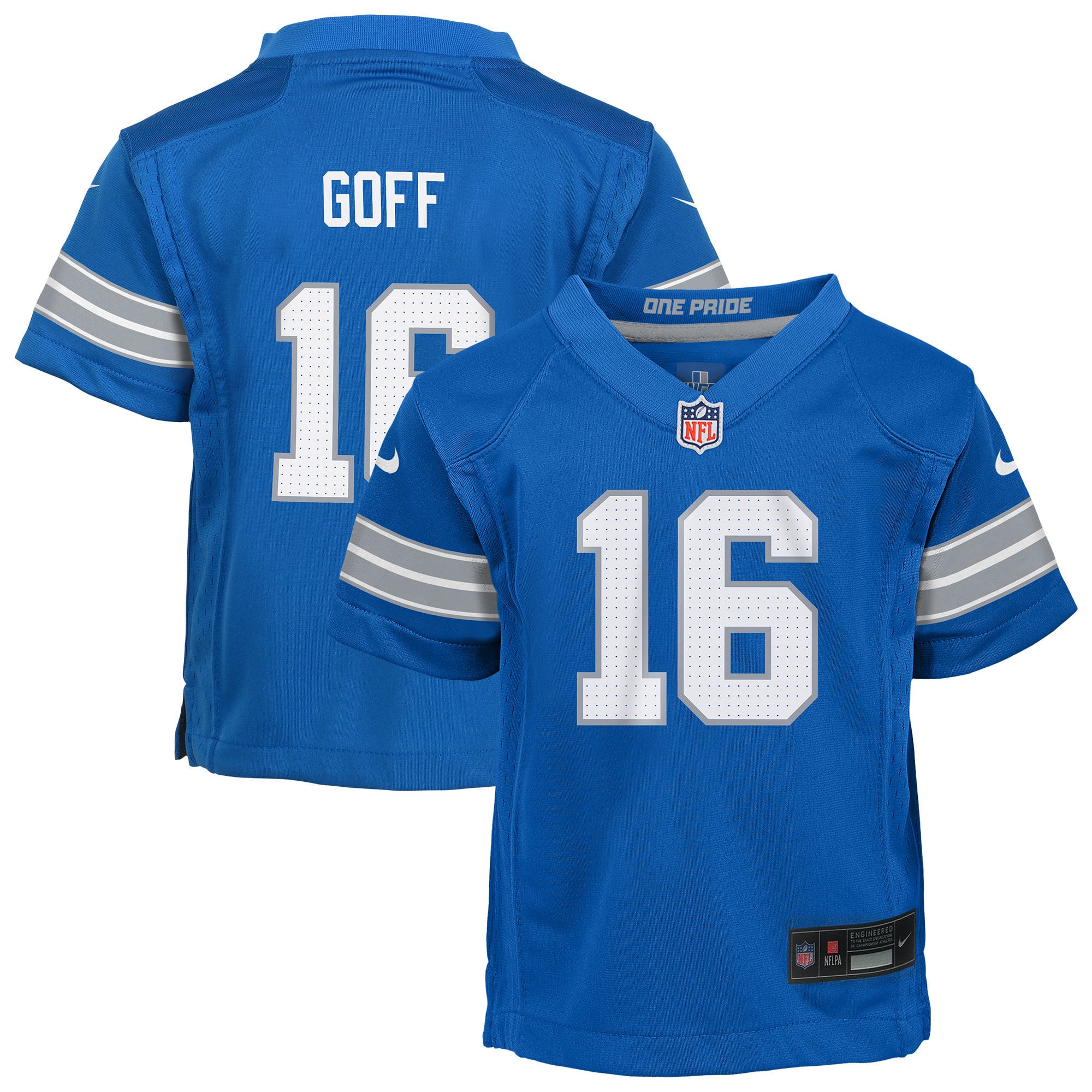 Toddler Outerstuff Jared Goff Blue Detroit Lions Game Jersey