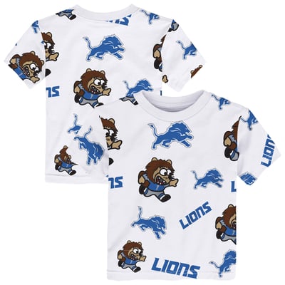 Detroit Lions Outerstuff Toddler Mascot Play T-Shirt - White