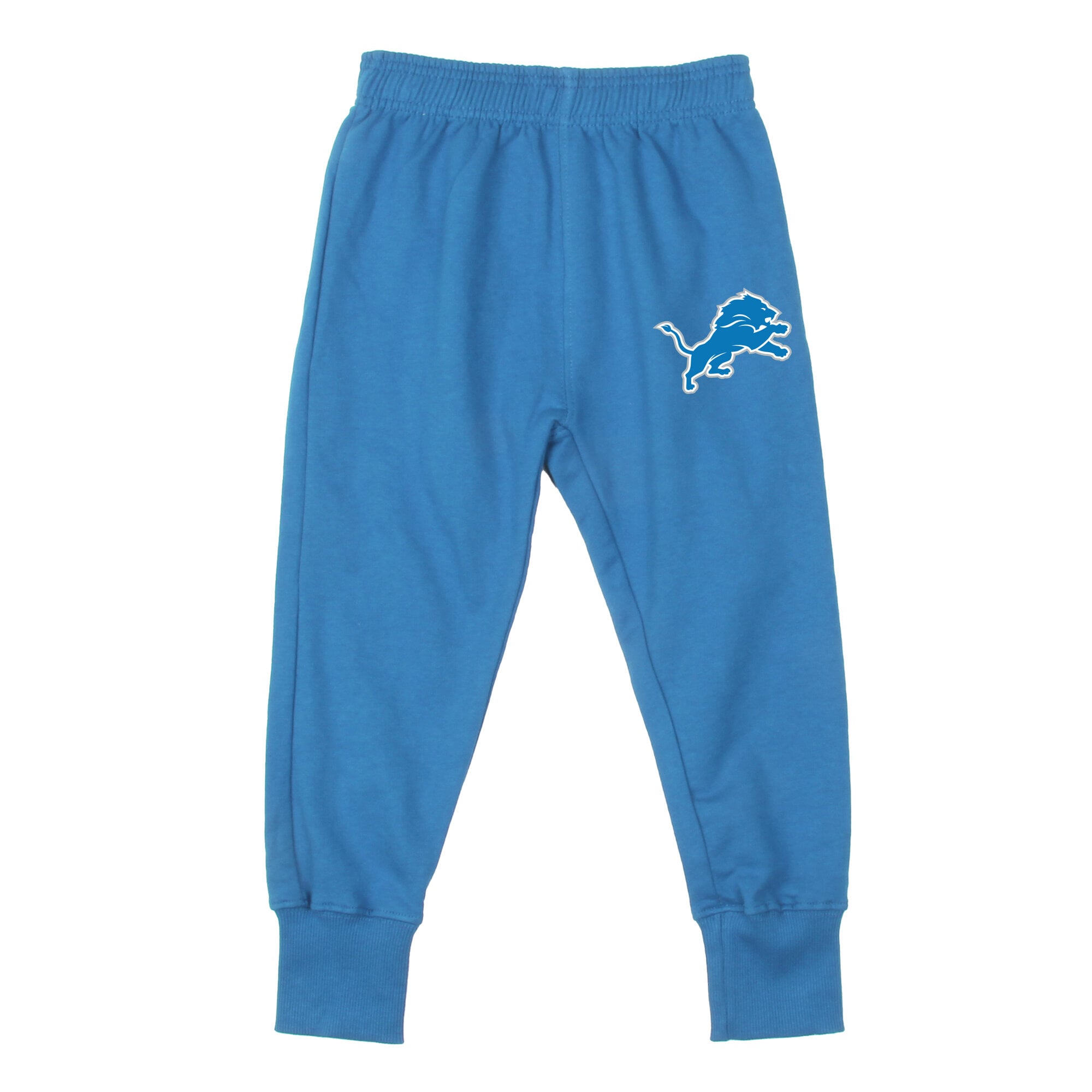 Ensemble sweat à capuche raglan et pantalon de survêtement gris/bleu Detroit Lions pour tout-petits Wes Willy