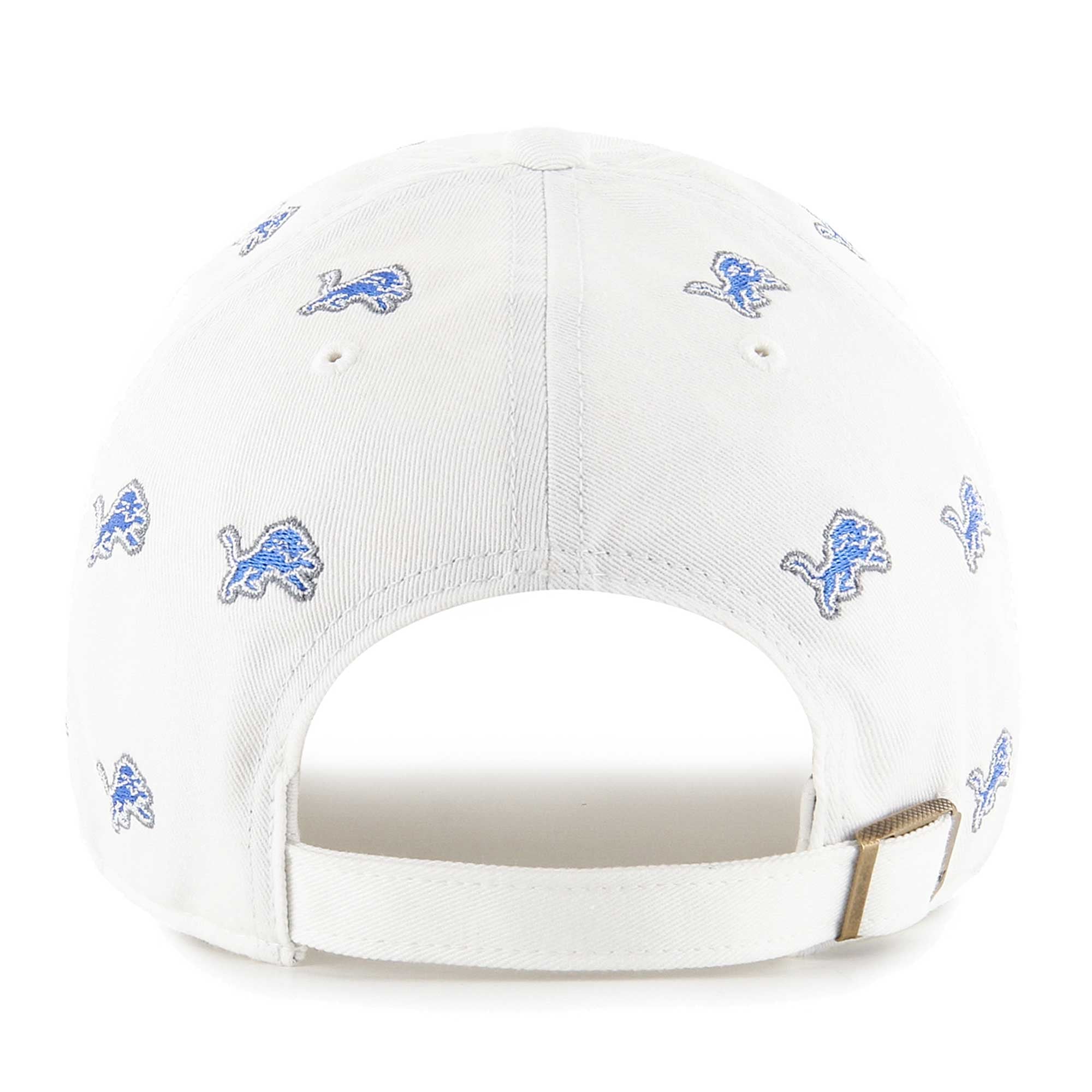 Unisex '47 White Detroit Lions Confetti Clean Up Adjustable Hat