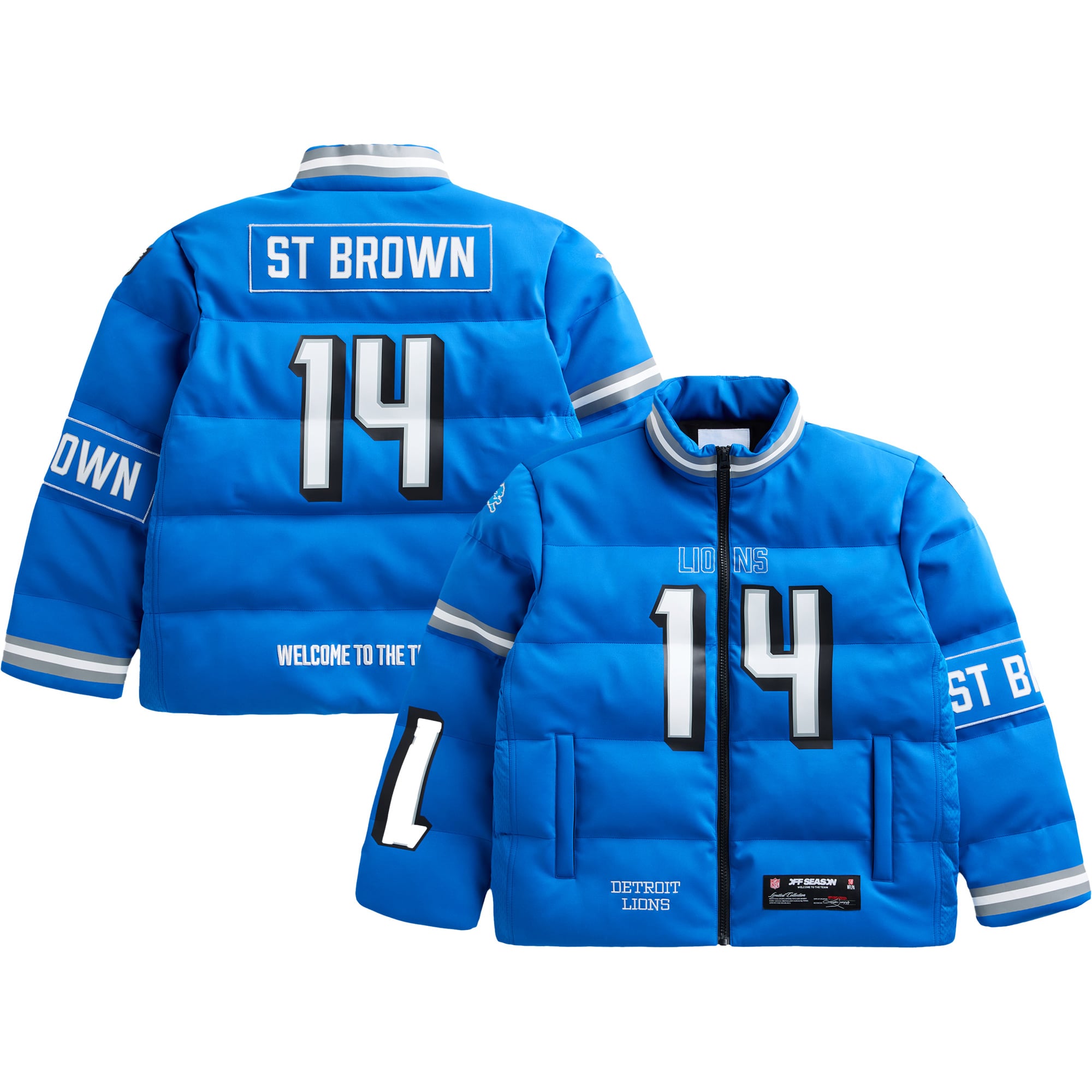 Unisex Amon-Ra St. Brown Blue Detroit Lions Off Season x NFL 