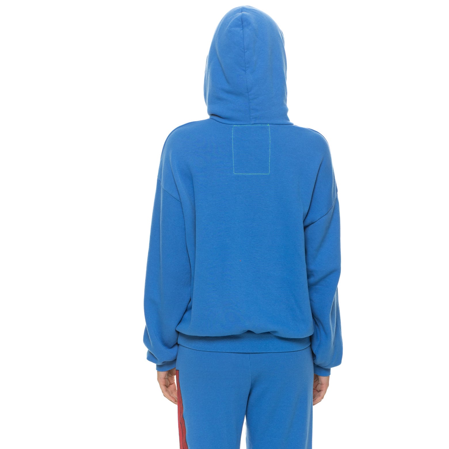 Sweat à capuche unisexe Aviator Nation bleu Detroit Lions, coupe décontractée, en mélange de trois matières.