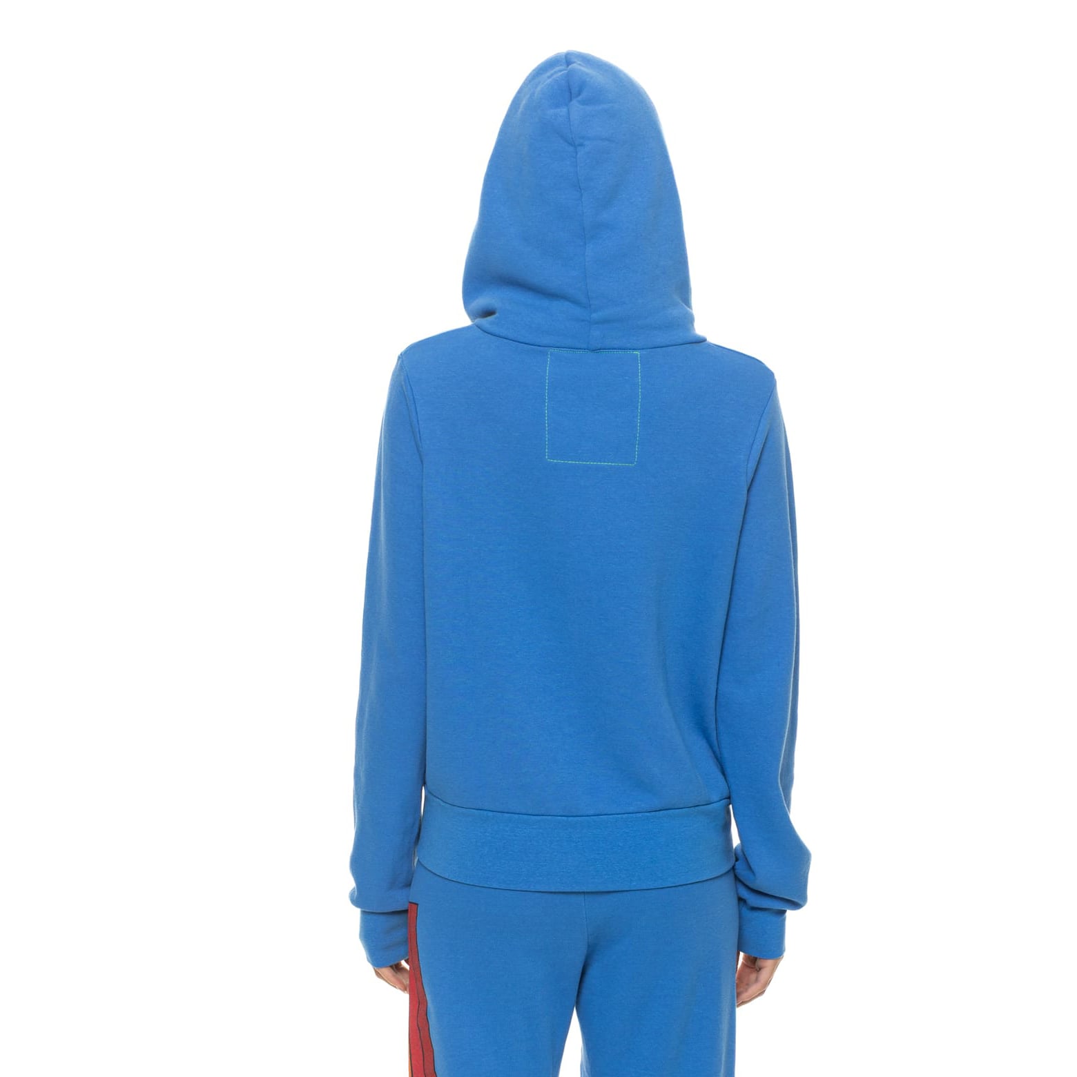 Unisex Aviator Nation Blue Detroit Lions Tri-Blend Full-Zip Hoodie