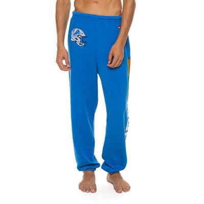 Detroit Lions Aviator Nation Unisex Tri-Blend Sweatpants - Blue