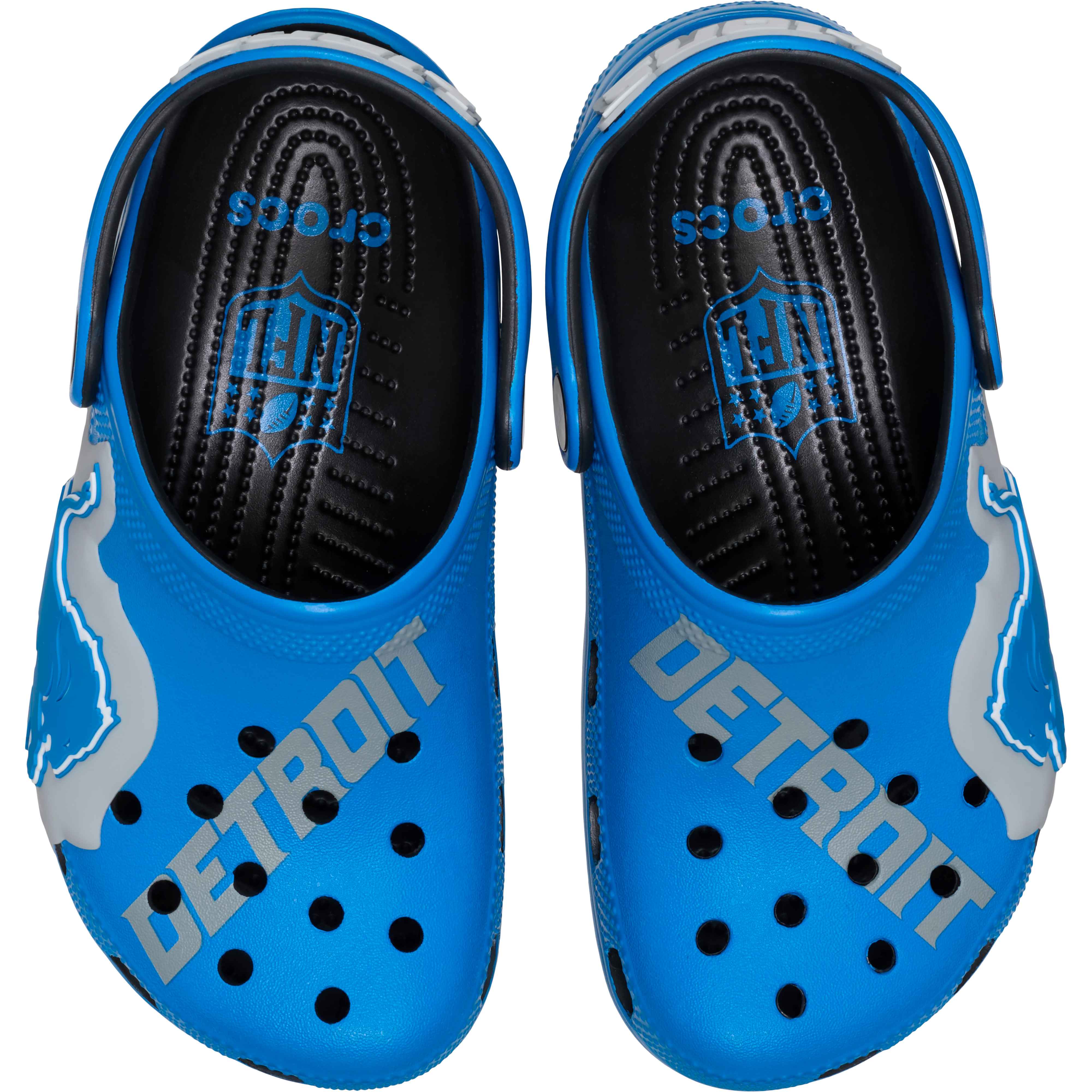 Unisex Crocs Blue Detroit Lions Classic Clog