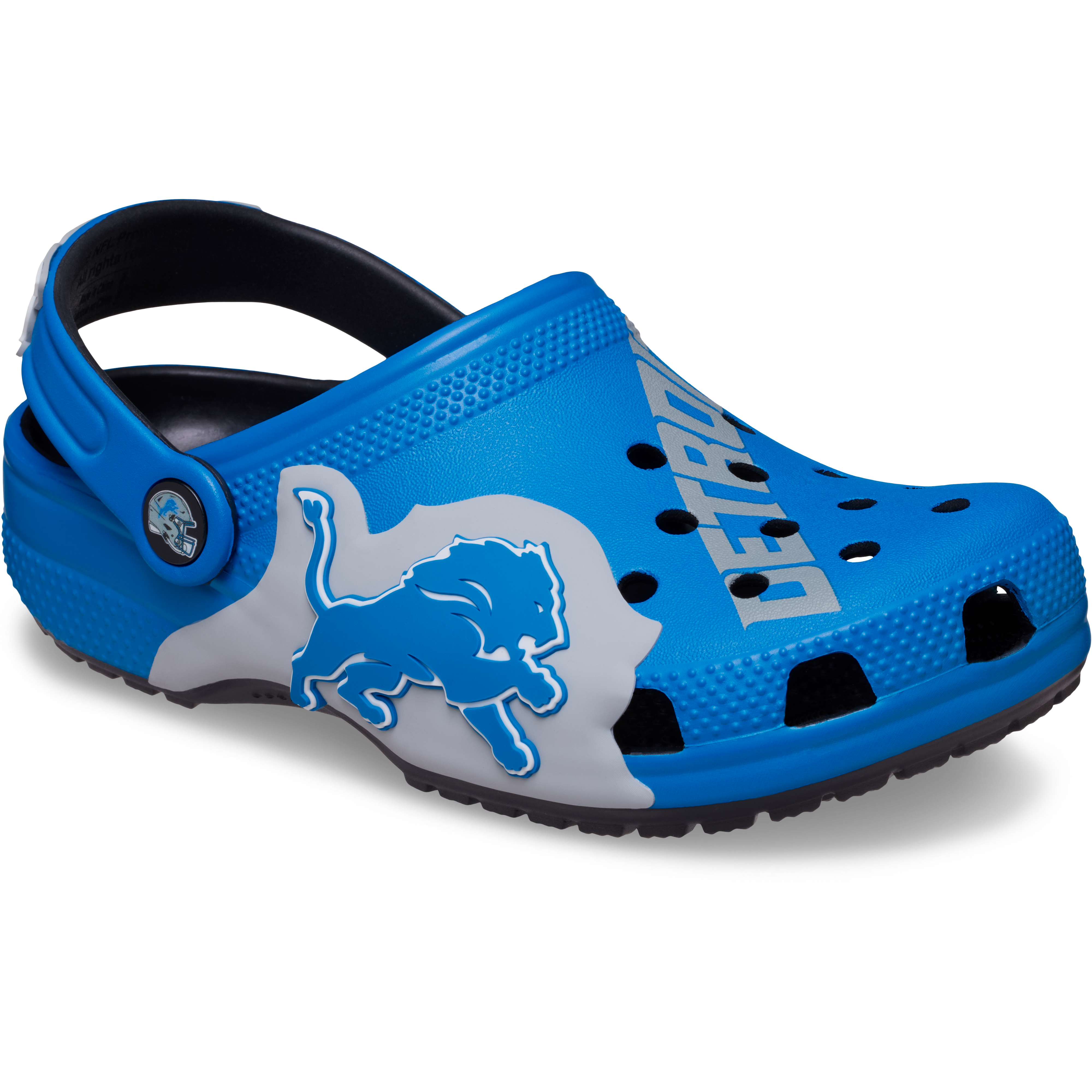 Unisex Crocs Blue Detroit Lions Classic Clog