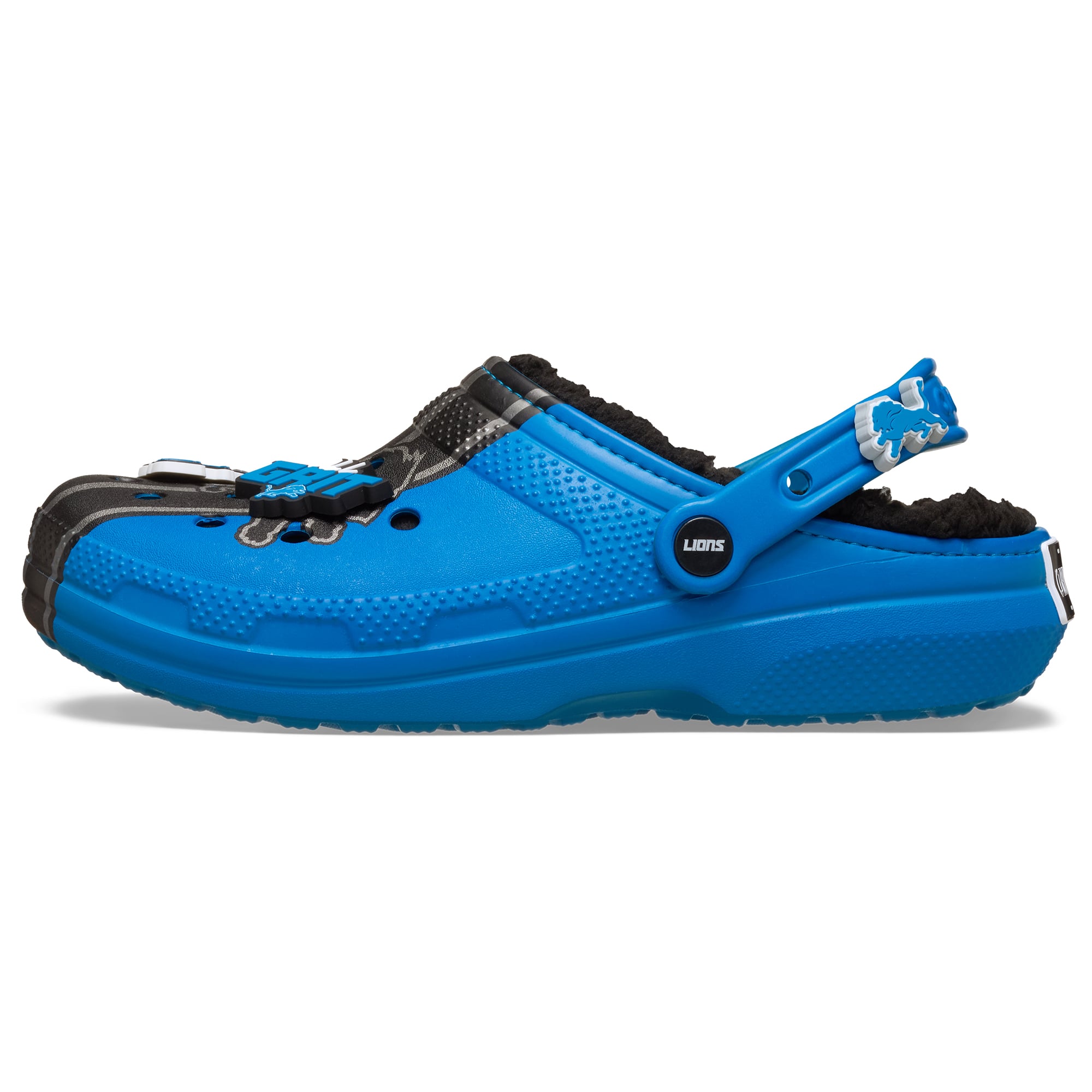 Sabots Crocs Detroit Lions Classic doublés unisexes
