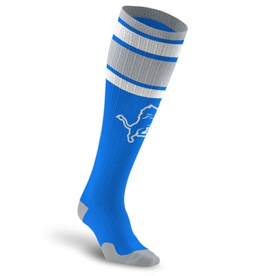 Detroit Lions PRO Compression Unisex  Classic Stripe Over-the-Calf Compression Socks