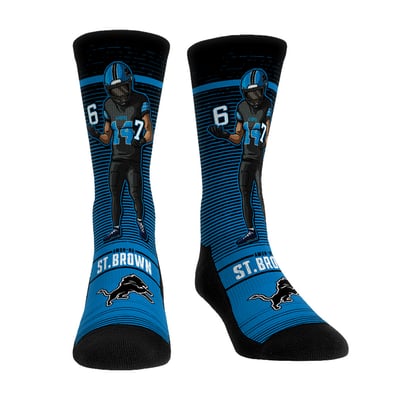Amon-Ra St. Brown Detroit Lions Rock Em Unisex Celebration Crew Socks