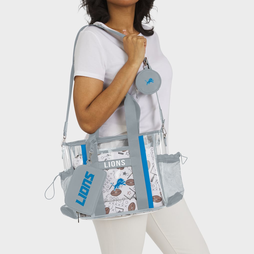 Sac bébé transparent Detroit Lions WEAR by Erin Andrews Stadium