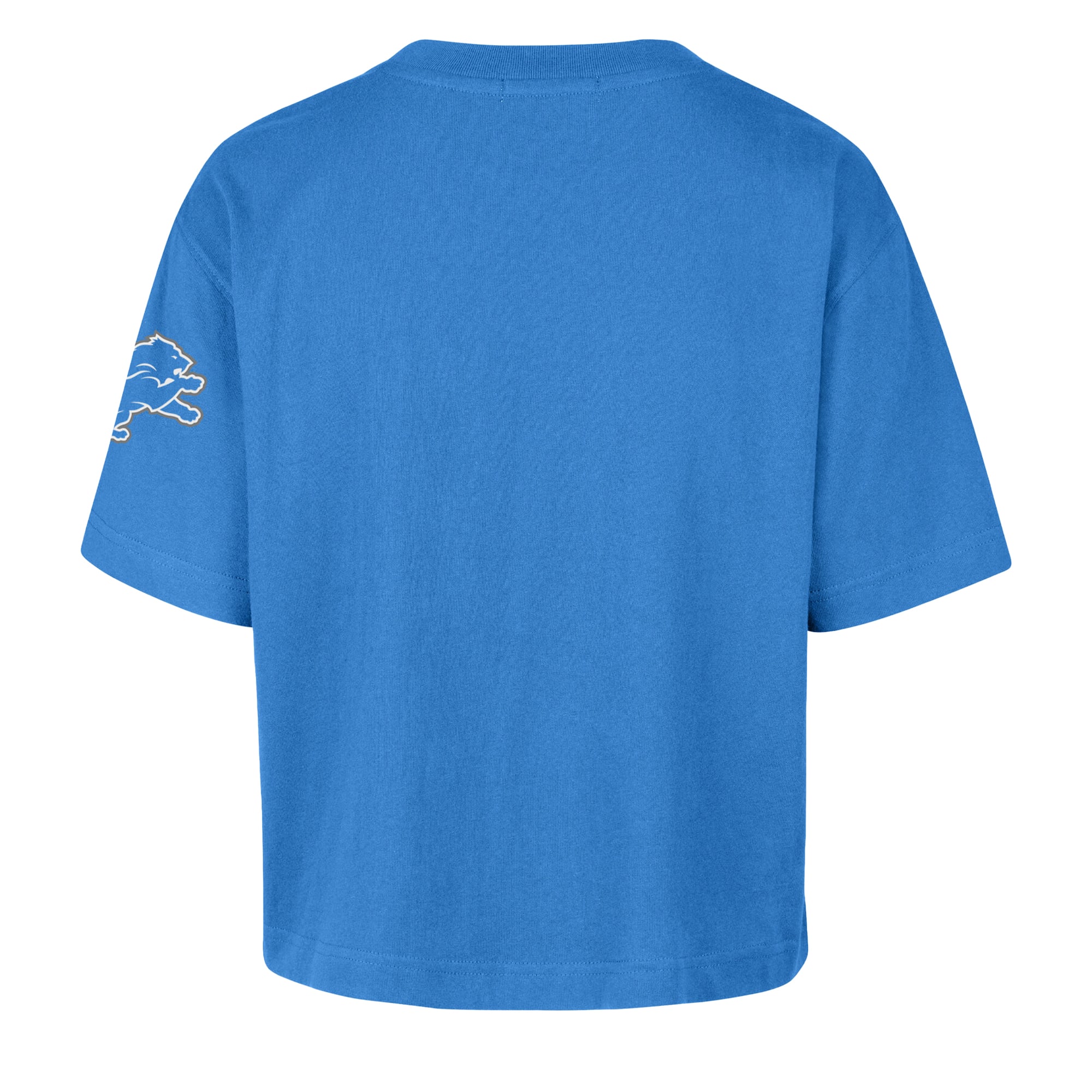 Women's '47 Blue Detroit Lions Call Out Reed City T-Shirt