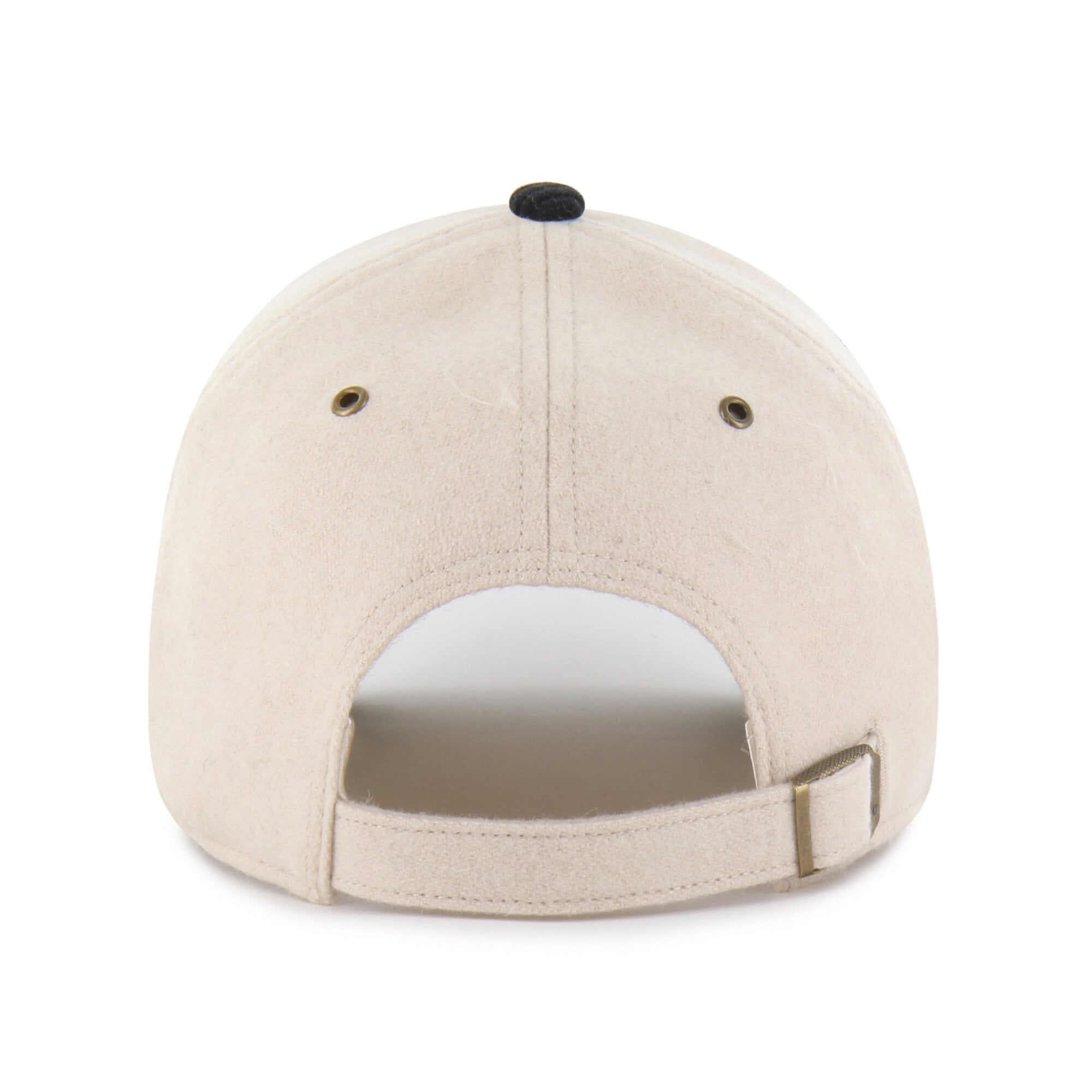 Women's '47 Natural/Black Detroit Lions Rope Script Clean Up Adjustable Hat