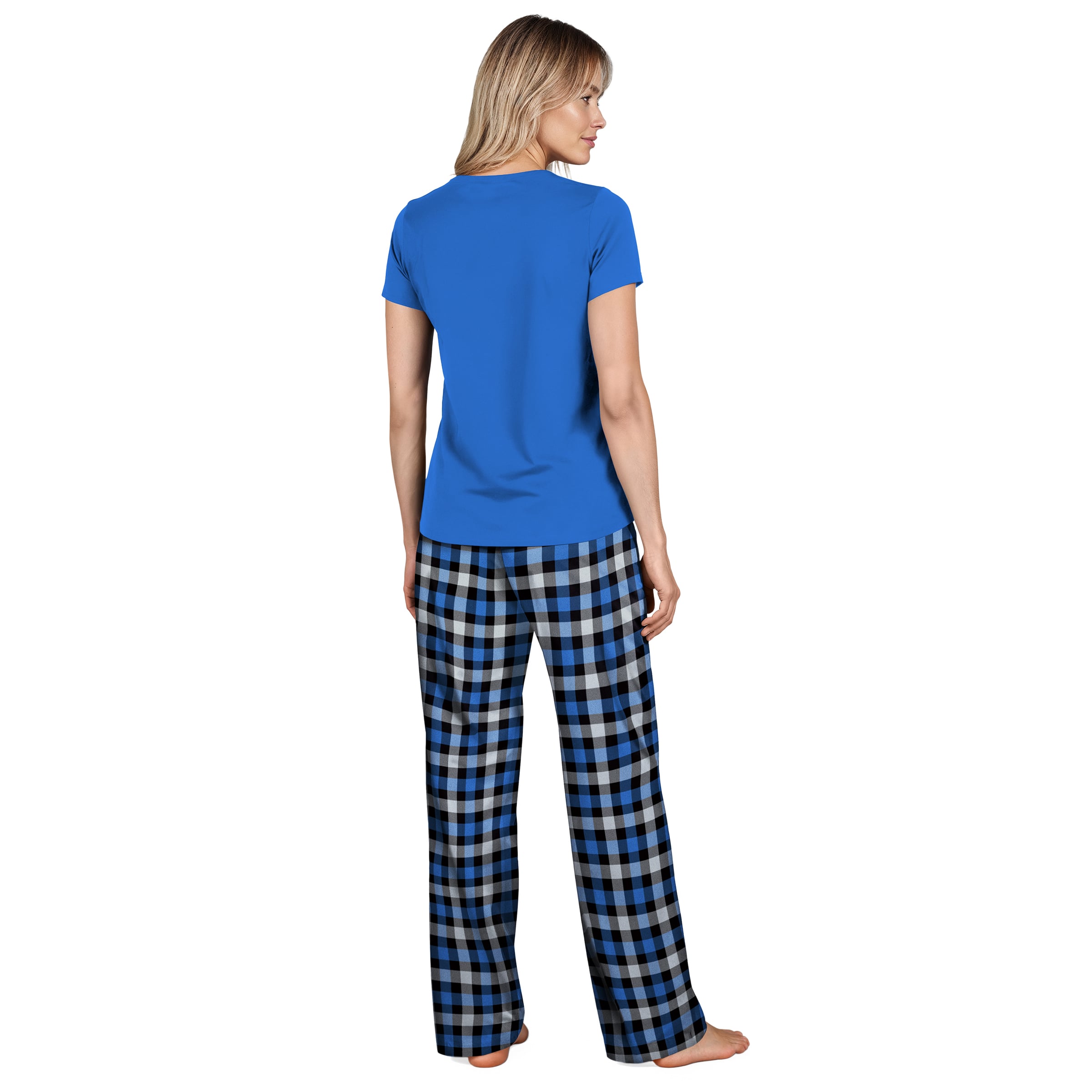 Ensemble de nuit Highland grande taille Concepts Sport bleu Detroit Lions pour femmes