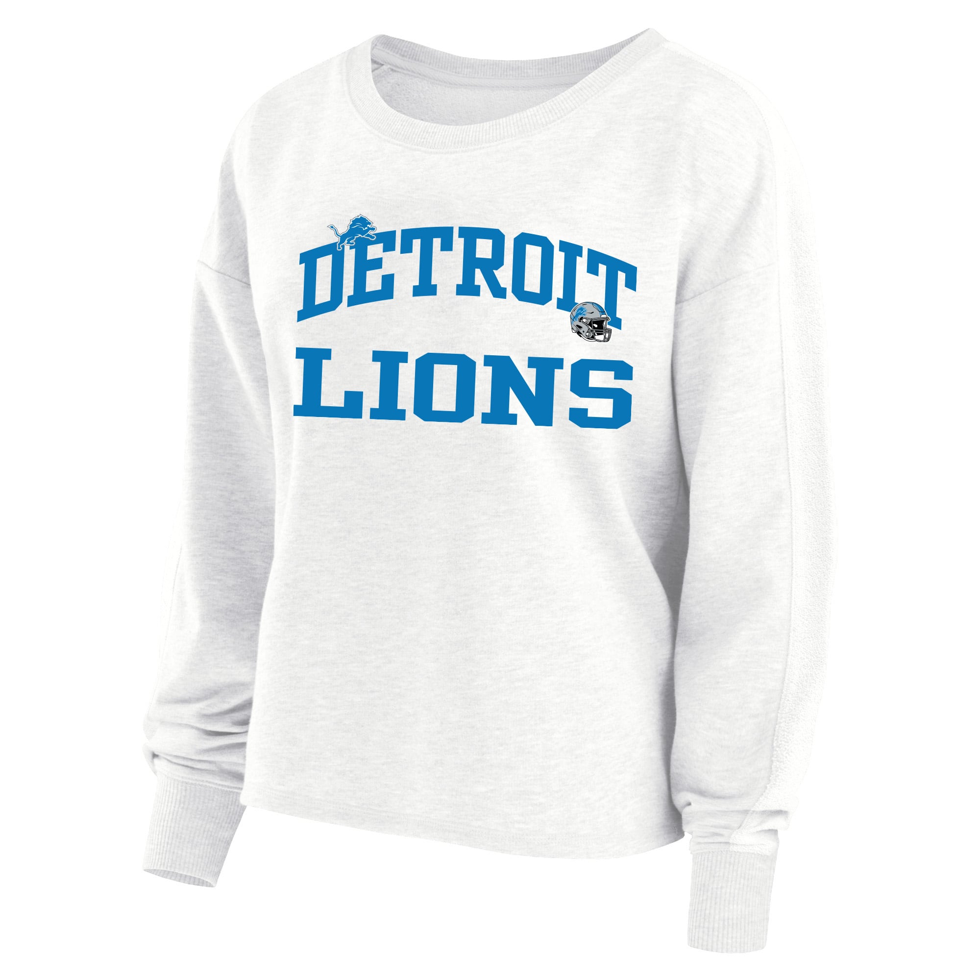 Sweat-shirt oversize grande taille pour femme Fanatics Jahmyr Gibbs blanc Detroit Lions avec nom et numéro