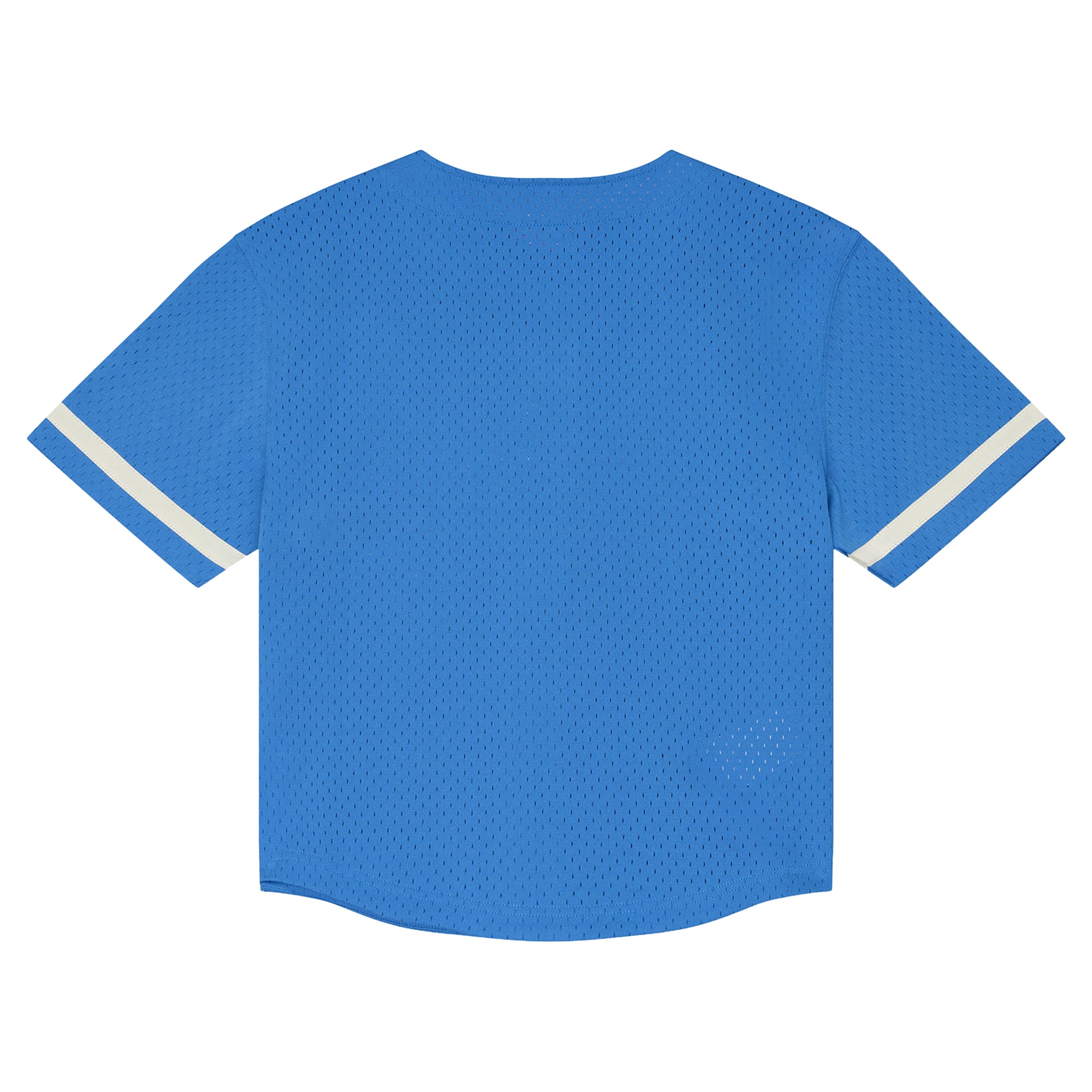 Women's Mitchell & Ness Blue Detroit Lions Plus Retro Roots Baseball Jersey