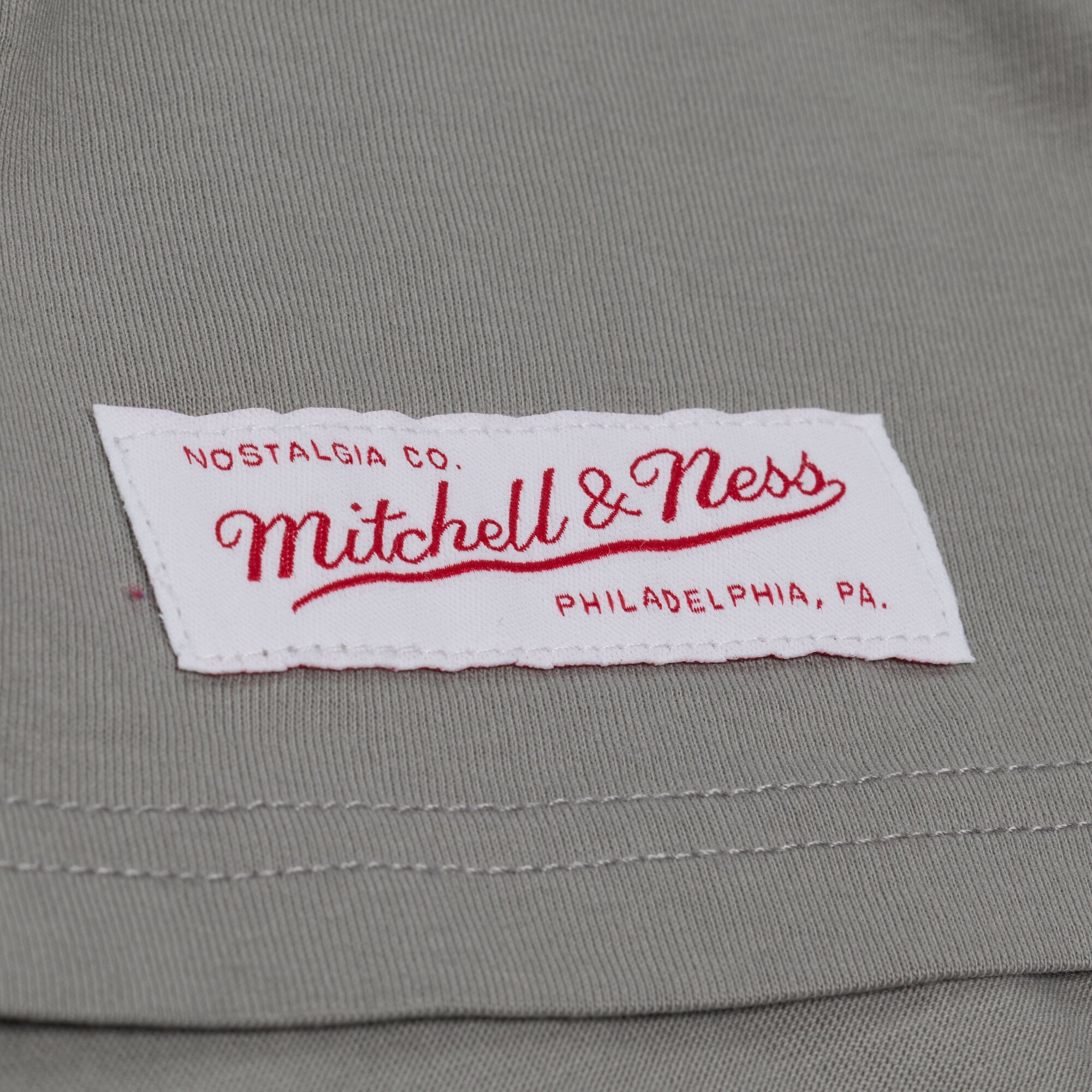 Women's Mitchell & Ness Gray Detroit Lions Street Graphic Boxy Cropped T-Shirt