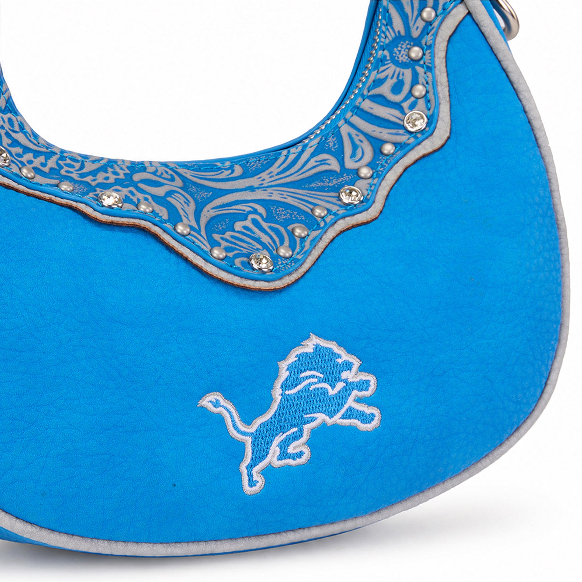 Sac à bandoulière croissant Montana West Detroit Lions pour femmes