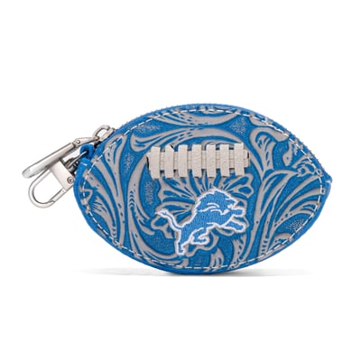 Detroit Lions Montana West Women's Football Bag Charm