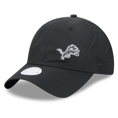 Detroit Lions New Era Women's 2026 Rivalries Collection Pony Tail Adjustable Hat - Black