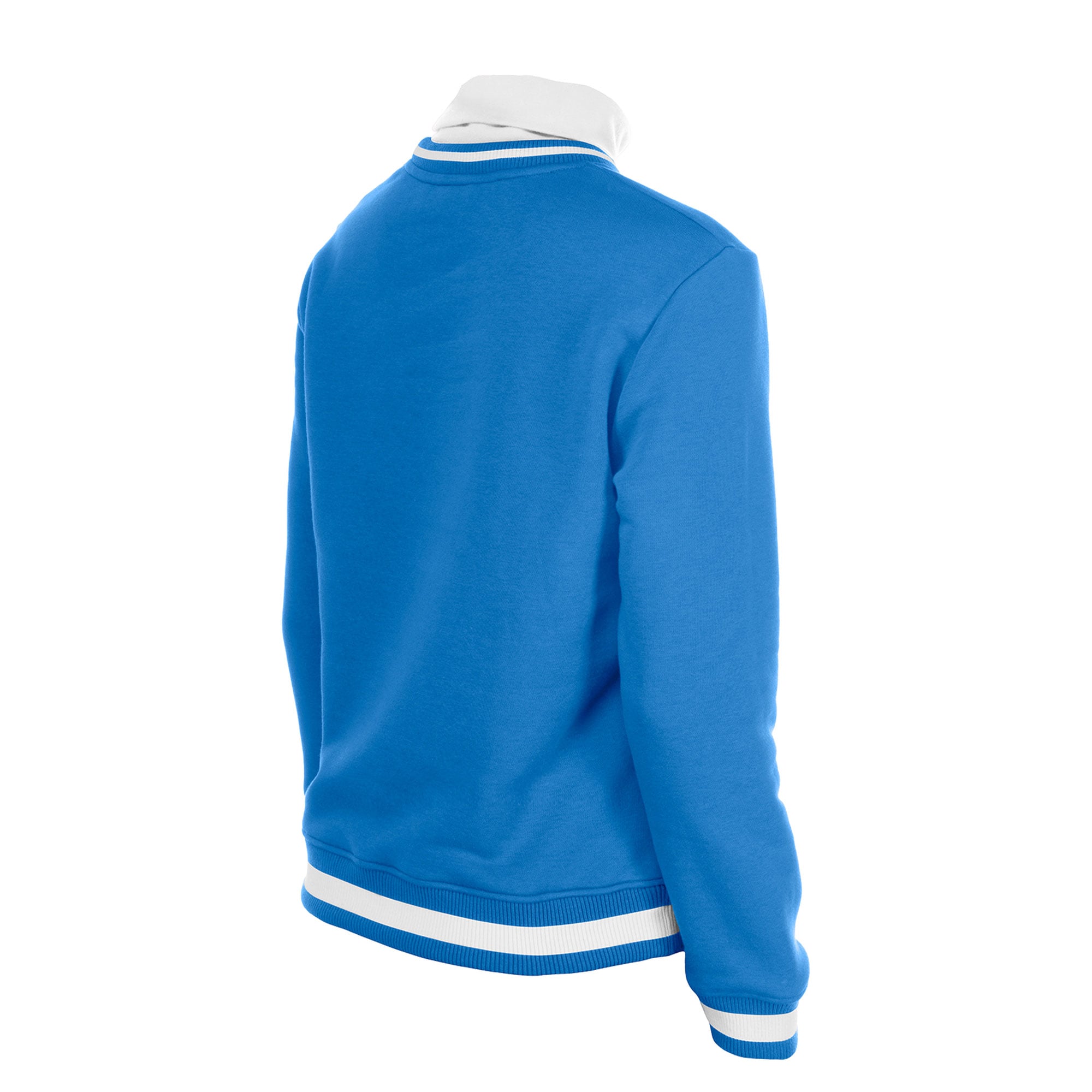 Pull à col roulé New Era bleu Detroit Lions Sport Classics pour femme