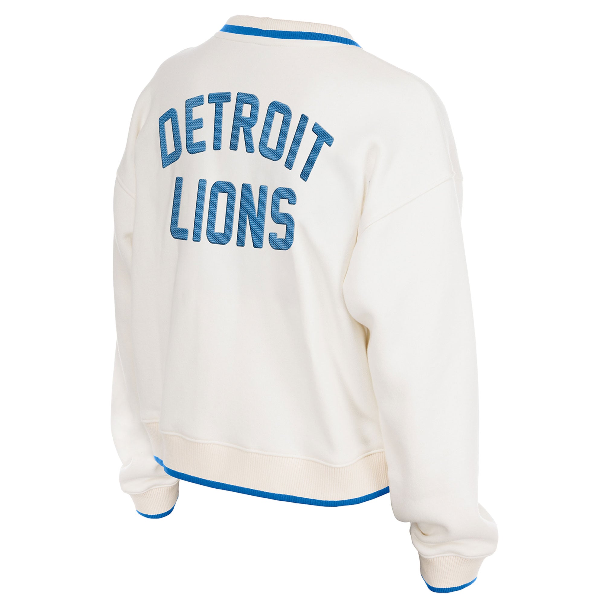 Gilet sport New Era crème Detroit Lions pour femme
