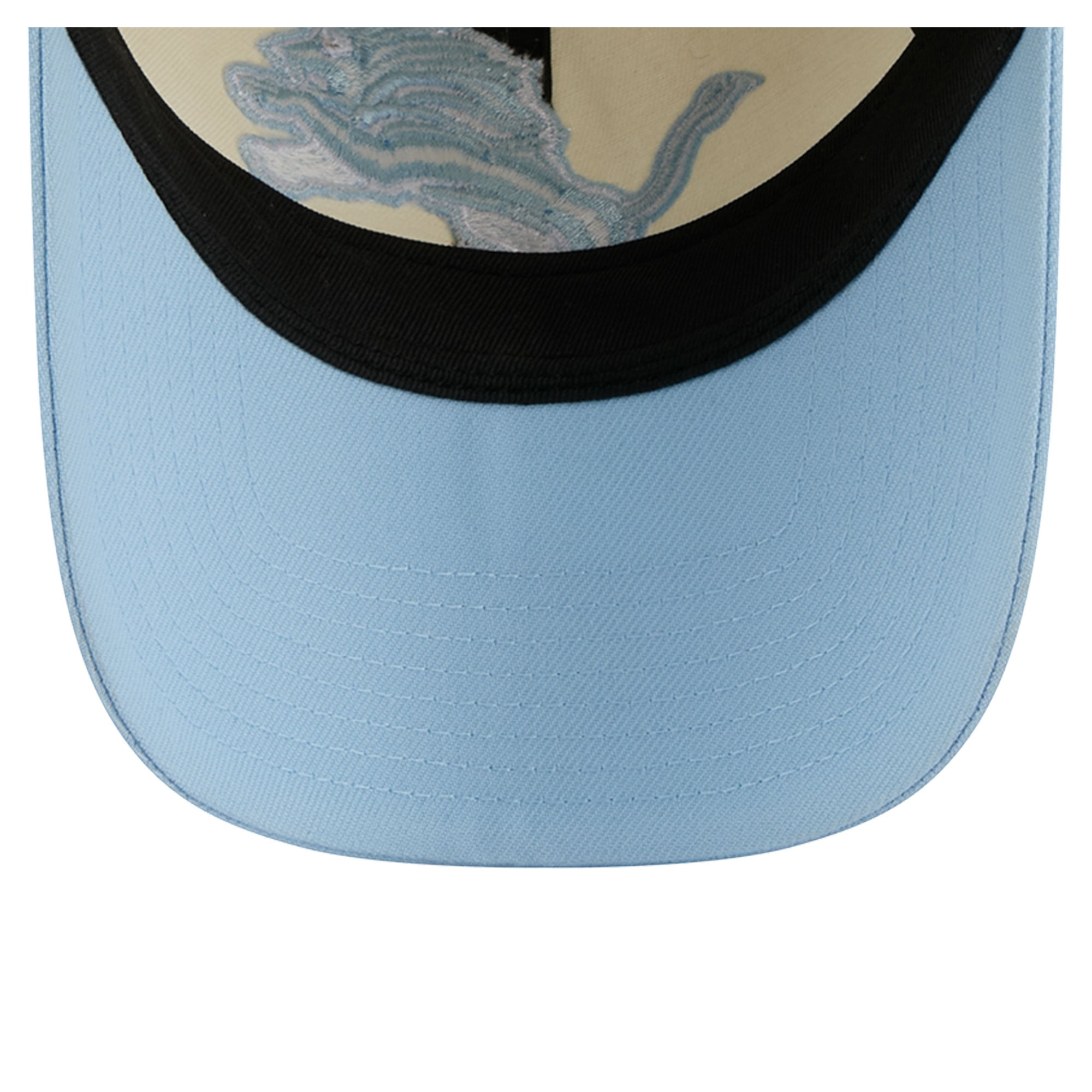 Women's New Era Cream/Coastal Blue Detroit Lions 9TWENTY Adjustable Hat